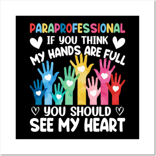 Paraprofessional Special Education Teacher Paraeducator Posters and Art